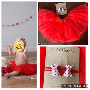 Tutu & heart headband